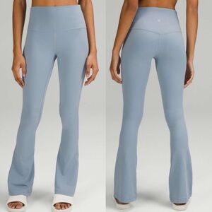 Lululemon Align High-Rise Mini-Flared Pant 32" Chambray Blue Sz 0 Yoga